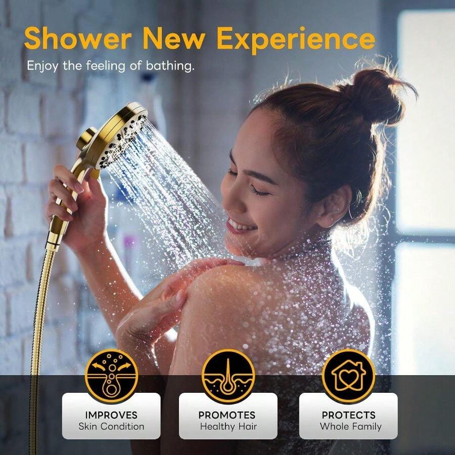 High Pressure 10 Ways Handheld - High Pressure Shower Head Handheld ulasan dan harga