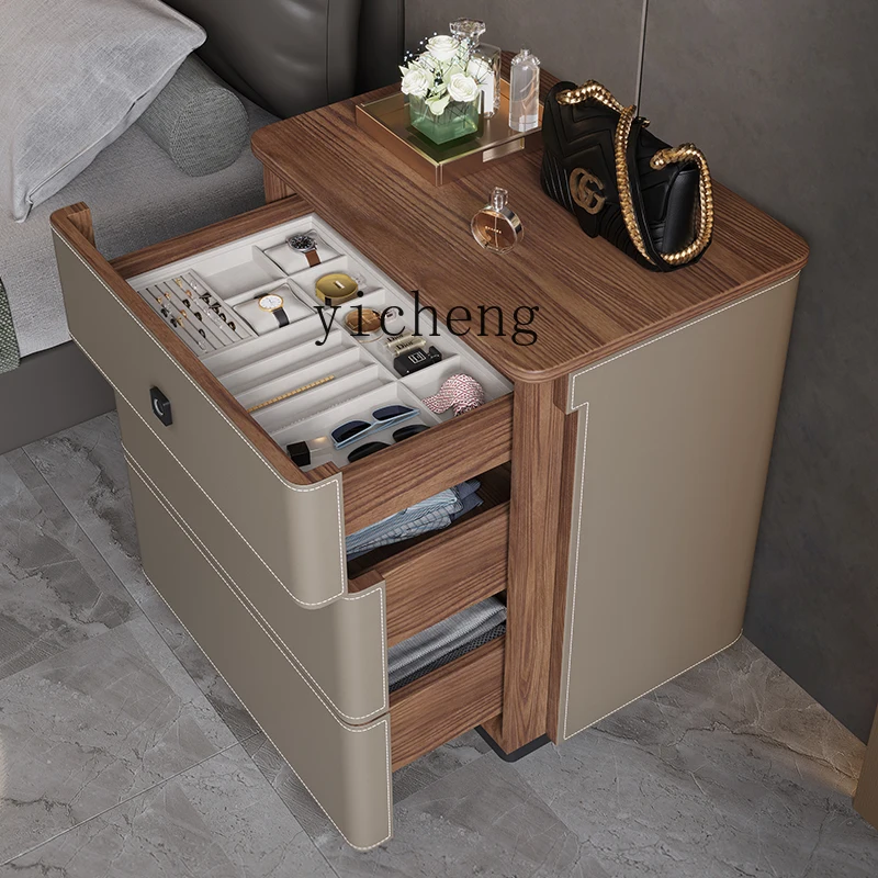 X5-14 saddle leather bedside t - Storage & Organization ulasan dan harga