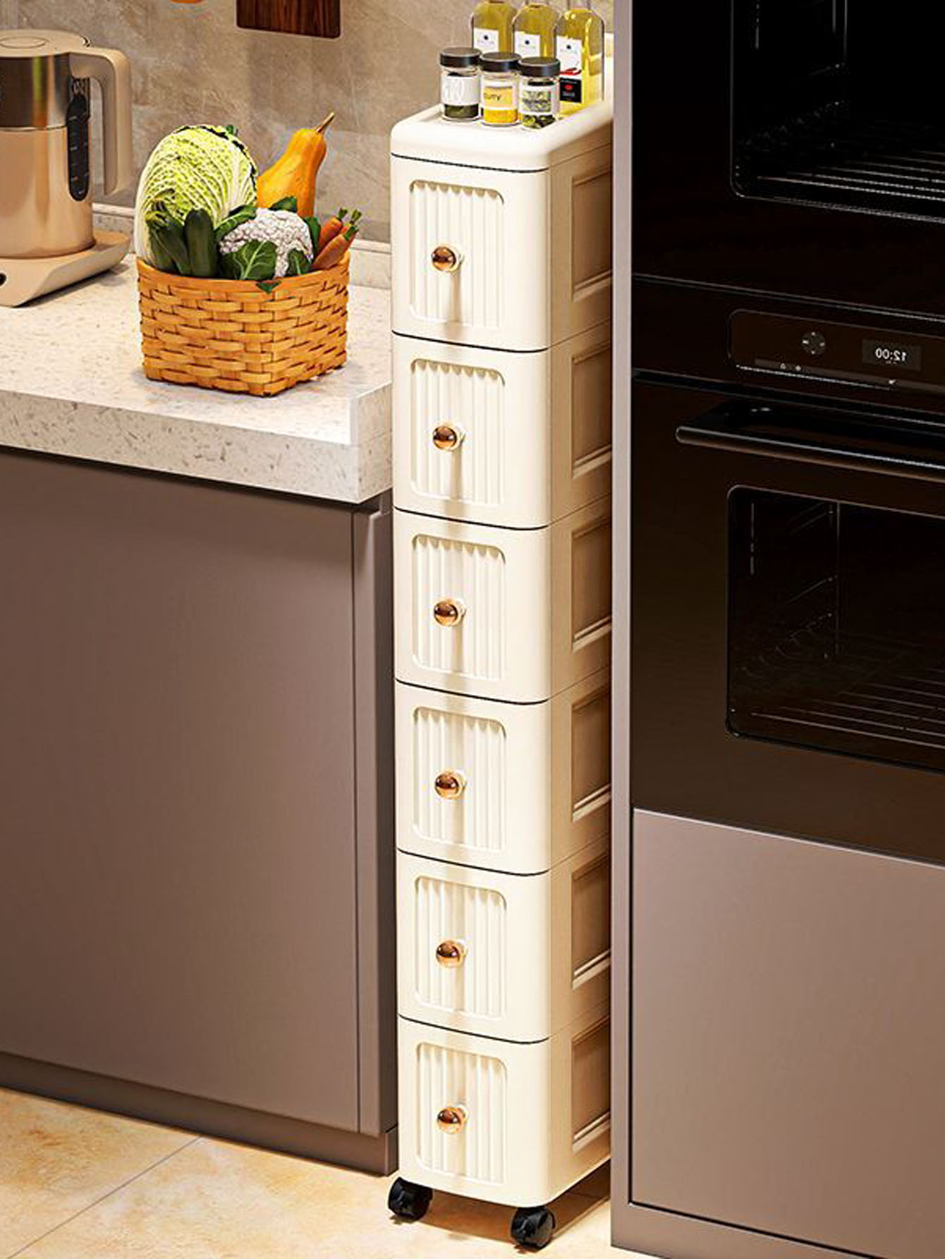 15CM Wide Gap Storage Cabinet  - Storage & Organization ulasan dan harga