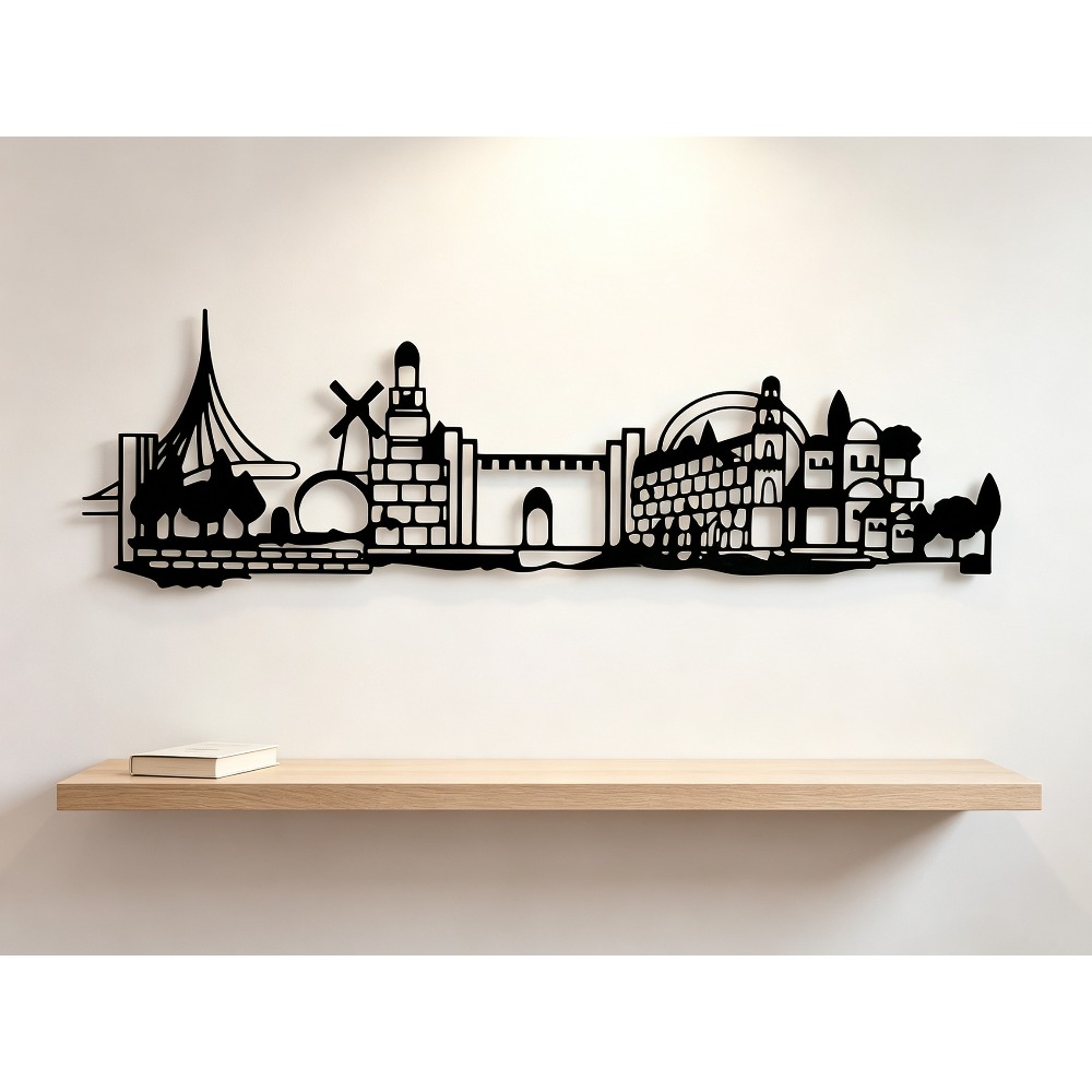 CIFBUY Metal Wall Art Jerusale - Home Decor ulasan dan harga