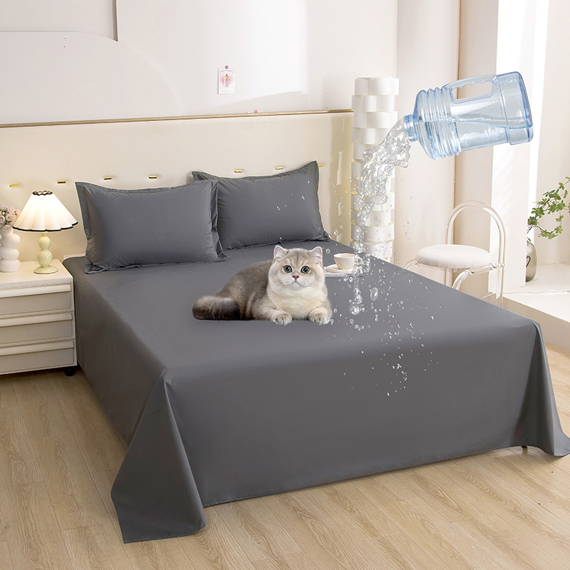 Bed Flat Sheet TPU Waterproof  - Waterproof Mattress Protector Breathable ulasan dan harga