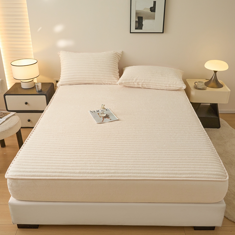 Imitation Rabbit Plush Winter  - Fitted Bed Sheets Deep Pocket ulasan dan harga