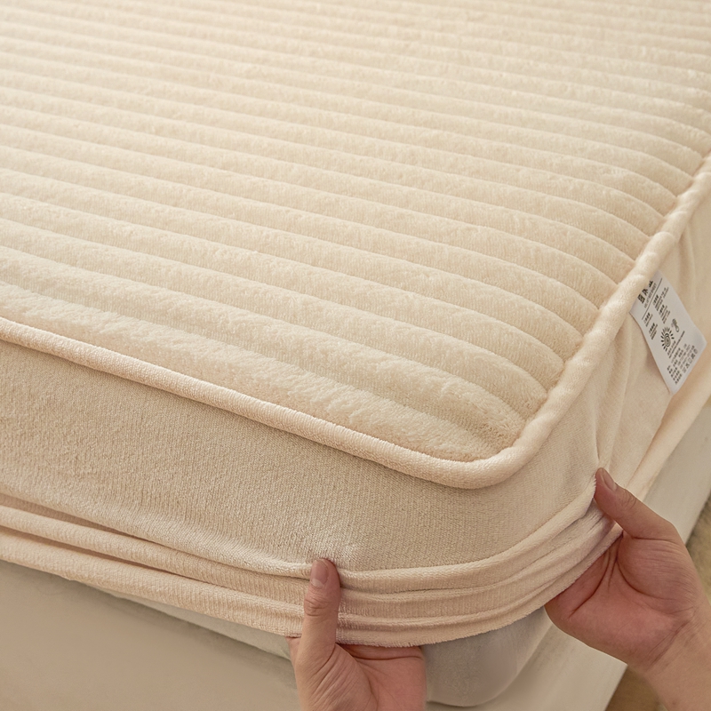 Imitation Rabbit Plush Winter  - Fitted Bed Sheets Deep Pocket ulasan dan harga