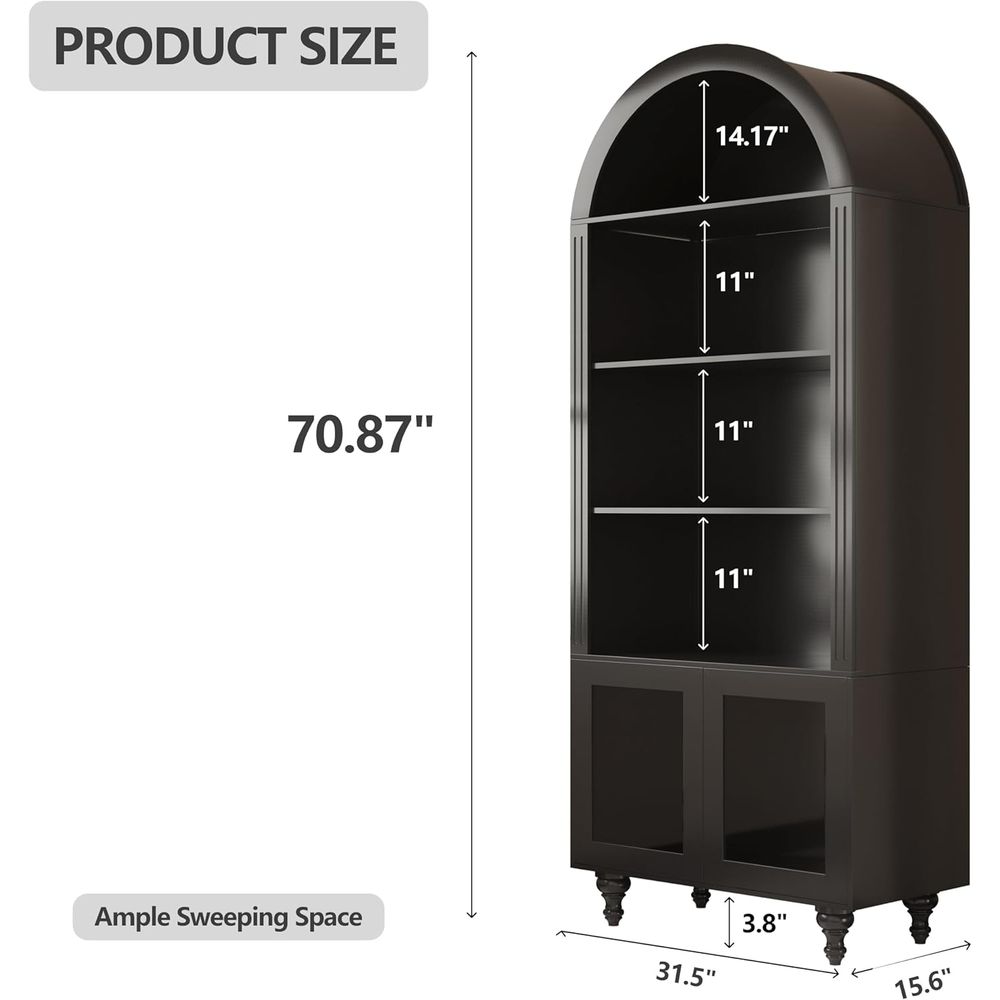 Wooden Arched Display Storage  - Storage & Organization ulasan dan harga