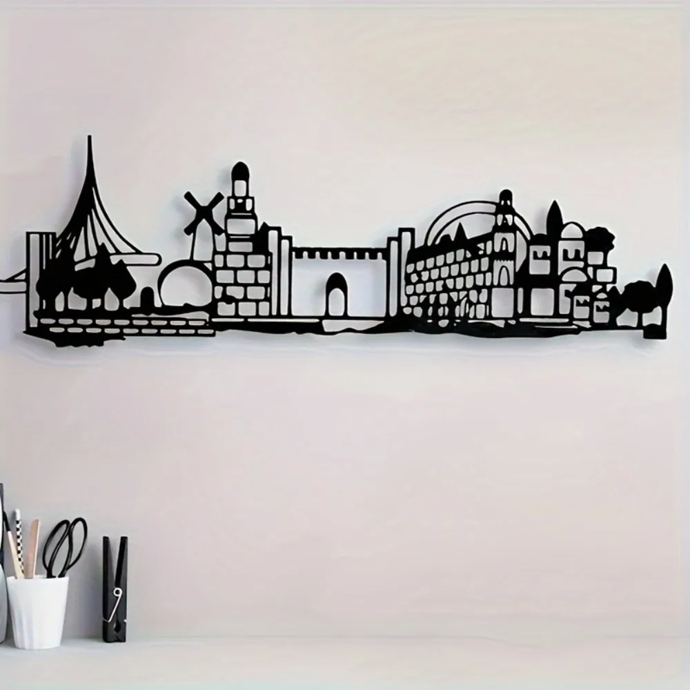 CIFBUY Iron Wall Art Jerusalem - Home Decor ulasan dan harga