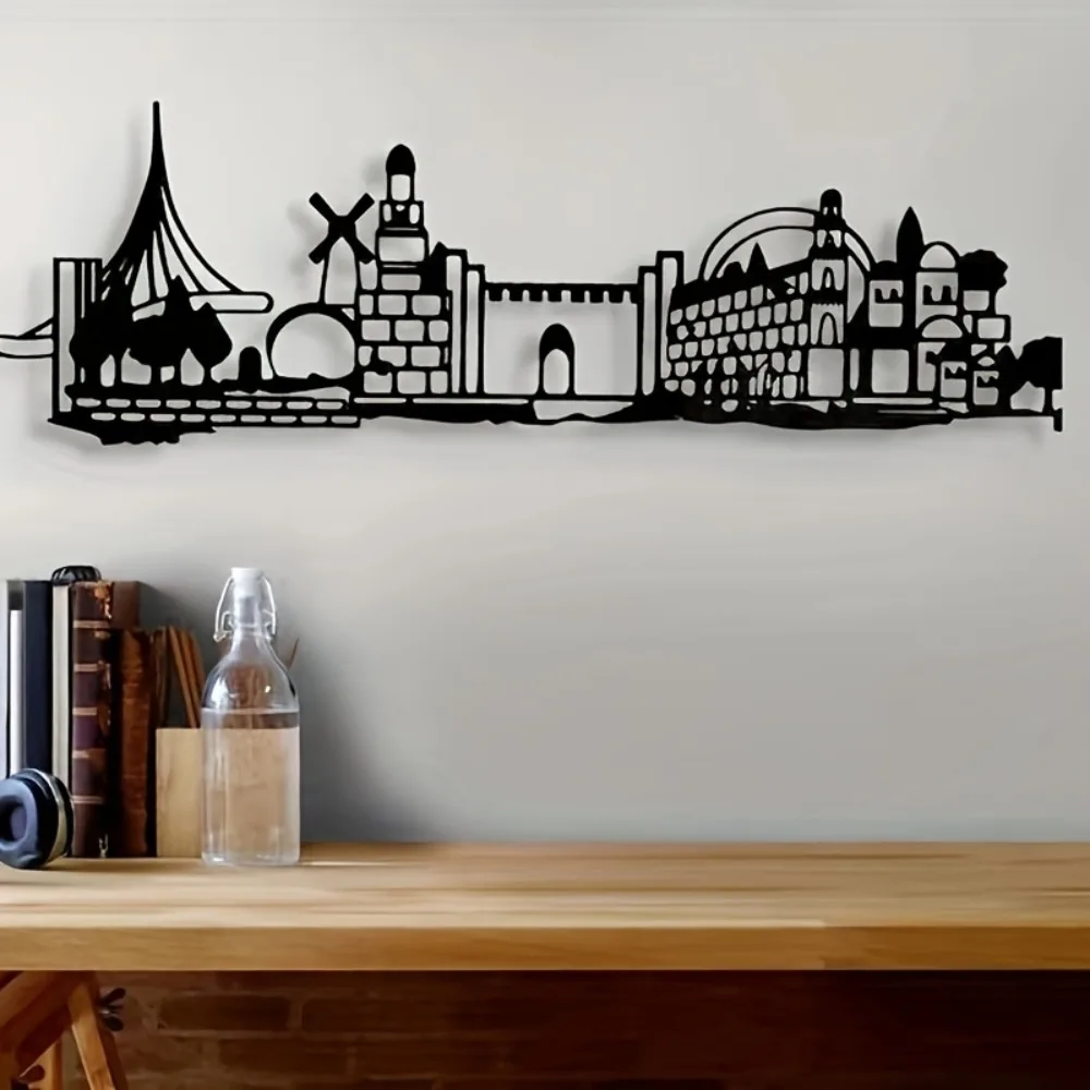 CIFBUY Iron Wall Art Jerusalem - Home Decor ulasan dan harga
