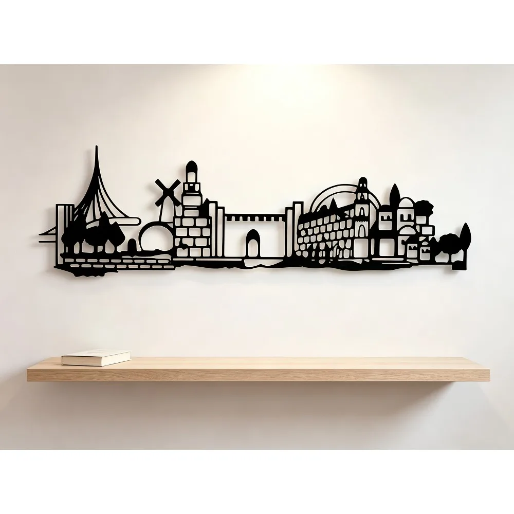 CIFBUY Iron Wall Art Jerusalem - Home Decor ulasan dan harga